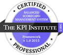 Balanced Scorecard Professional (C-BSC) certification badge — KPI Institute accredited