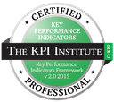 Certified KPI Professional (C-KPI) certification badge — KPI Institute accredited